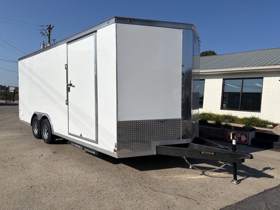 New 2027 Covered Wagon 8.5x20 Enclosed Car Hauler, 7' Tall