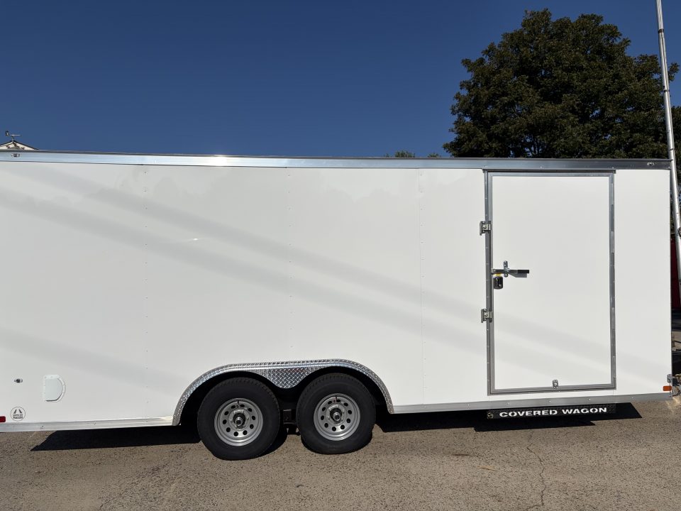 New 2027 Covered Wagon 8.5x20 Enclosed Car Hauler, 7' Tall