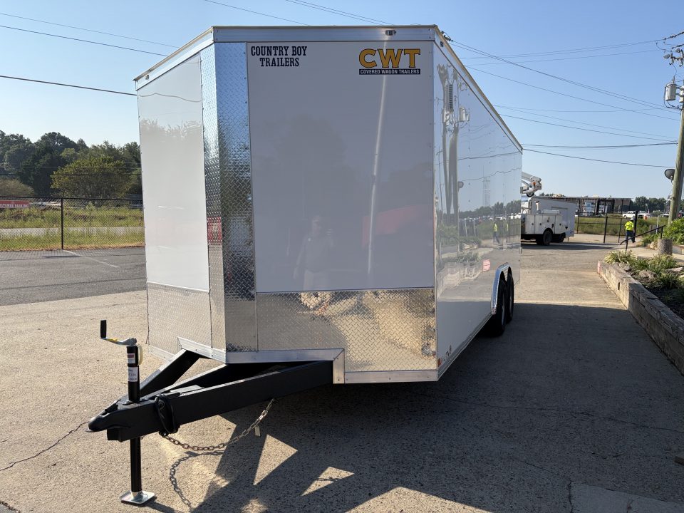 New 2027 Covered Wagon 8.5x20 Enclosed Car Hauler, 7' Tall