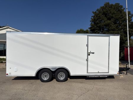 New 2027 Covered Wagon 8.5x20 Enclosed Car Hauler, 7' Tall