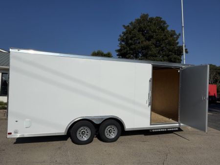 New 2027 Covered Wagon 8.5x20 Enclosed Car Hauler, 7' Tall