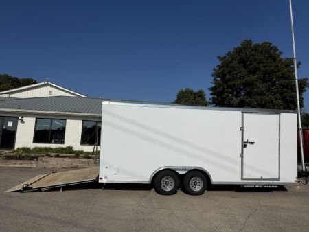 New 2027 Covered Wagon 8.5x20 Enclosed Car Hauler, 7' Tall