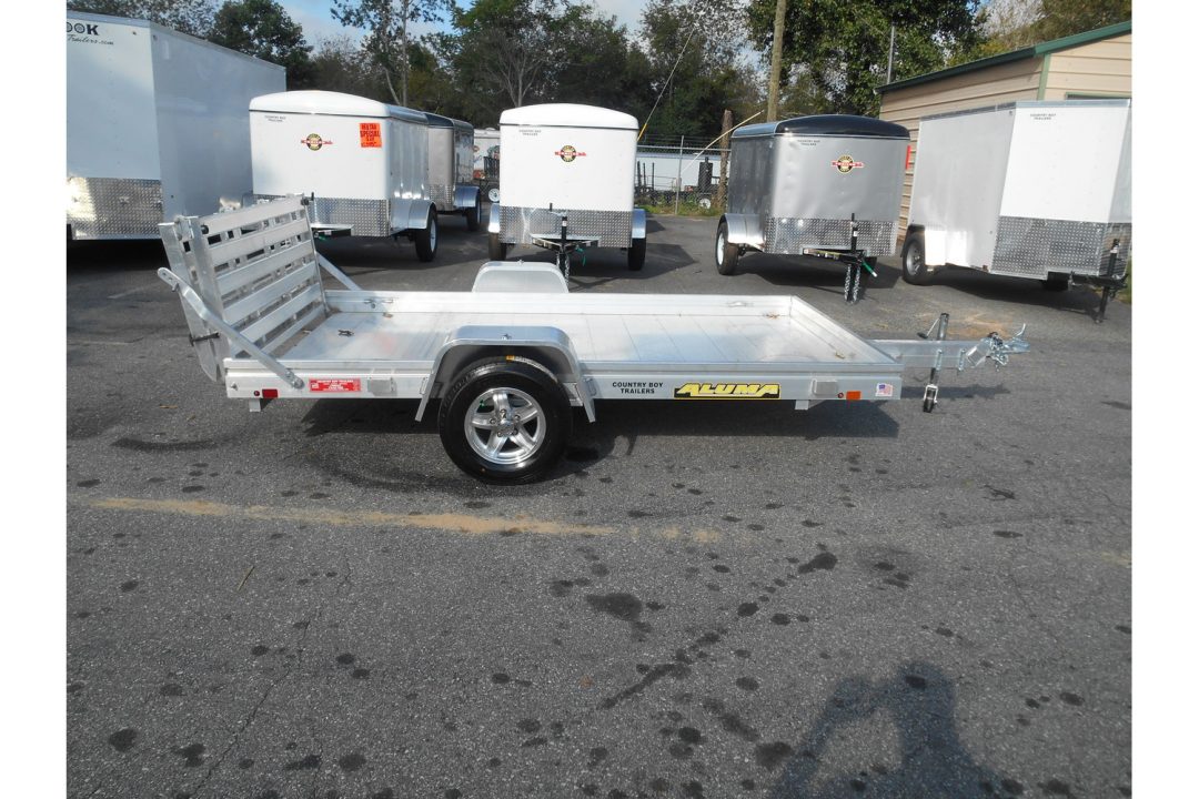 New 2027 Aluma 72"x10' Utility, Bi-Fold Tailgate, 7" Sides 7210H-S-BT