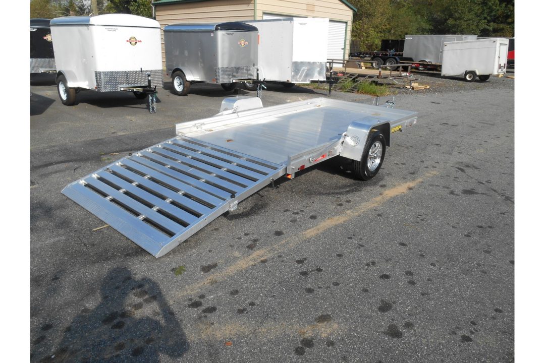 New 2027 Aluma 72"x10' Utility, Bi-Fold Tailgate, 7" Sides 7210H-S-BT