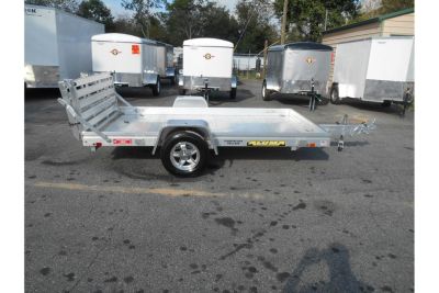 New 2027 Aluma 72"x10' Utility, Bi-Fold Tailgate, 7" Sides 7210H-S-BT