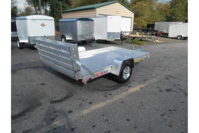 New 2027 Aluma 72"x10' Utility, Bi-Fold Tailgate, 7" Sides 7210H-S-BT