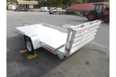 New 2027 Aluma 72"x10' Utility, Bi-Fold Tailgate, 7" Sides 7210H-S-BT