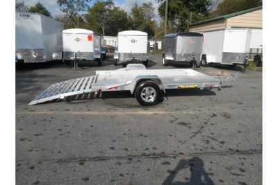New 2027 Aluma 72"x10' Utility, Bi-Fold Tailgate, 7" Sides 7210H-S-BT