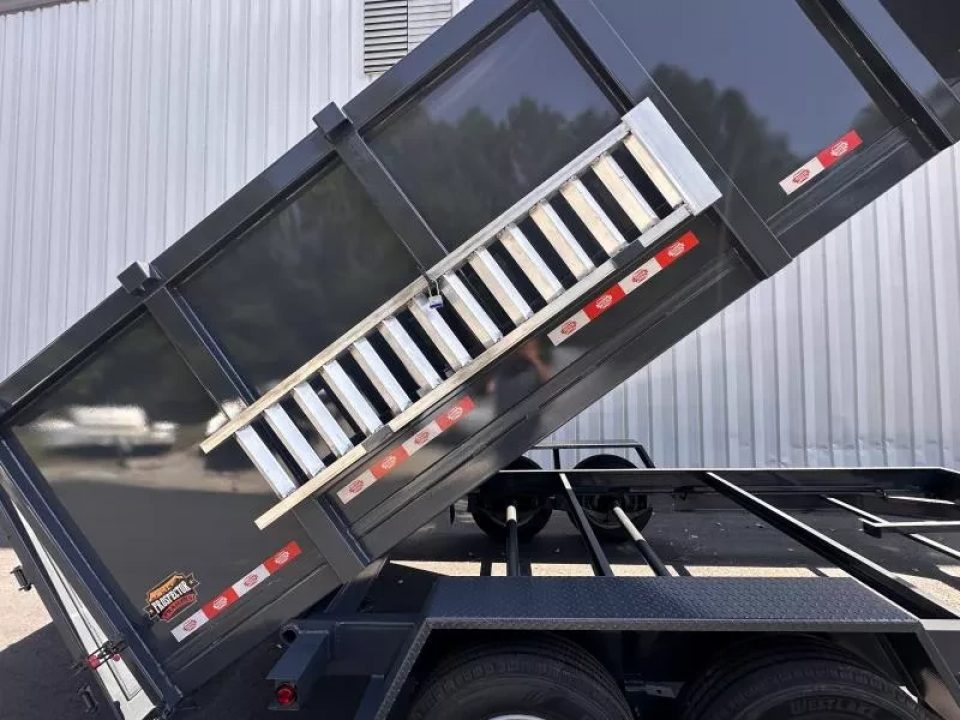 New 2026 Covered Wagon 7x16 Dump, 4' sides, 16K GVWR