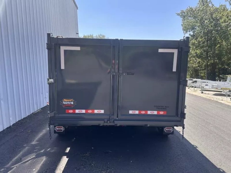 New 2026 Covered Wagon 7x16 Dump, 4' sides, 16K GVWR