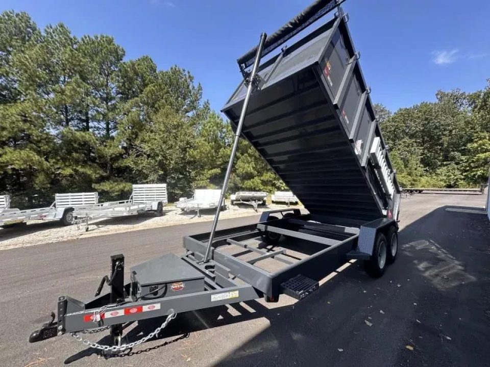 New 2026 Covered Wagon 7x16 Dump, 4' sides, 16K GVWR