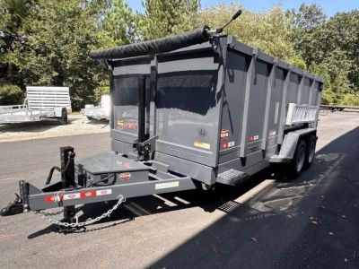 New 2026 Covered Wagon 7x16 Dump, 4' sides, 16K GVWR
