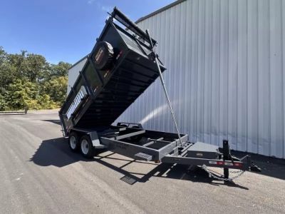 New 2026 Covered Wagon 7x16 Dump, 4' sides, 16K GVWR