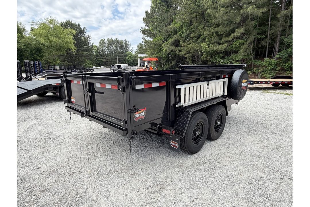 New 2026 Covered Wagon 7x14 Dump, 2' Sides, Ramps, Tarp, Spare