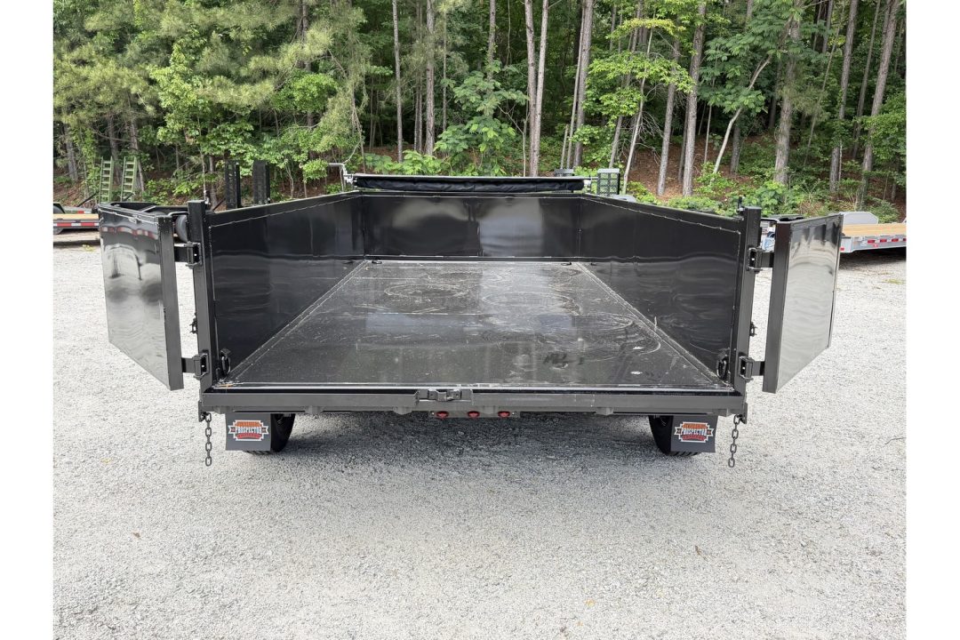 New 2026 Covered Wagon 7x14 Dump, 2' Sides, Ramps, Tarp, Spare
