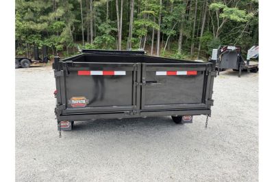 New 2026 Covered Wagon 7x14 Dump, 2' Sides, Ramps, Tarp, Spare