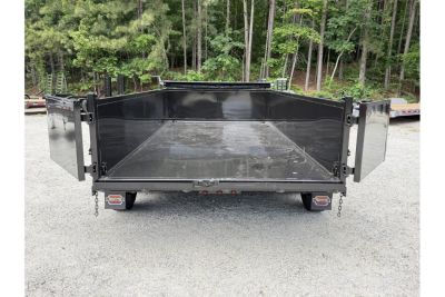 New 2026 Covered Wagon 7x14 Dump, 2' Sides, Ramps, Tarp, Spare