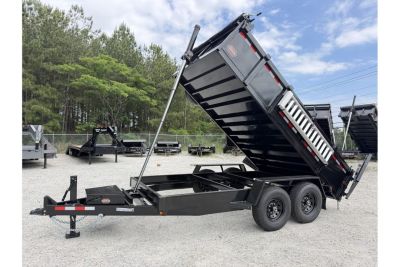 New 2026 Covered Wagon 7x14 Dump, 2' Sides, Ramps, Tarp, Spare