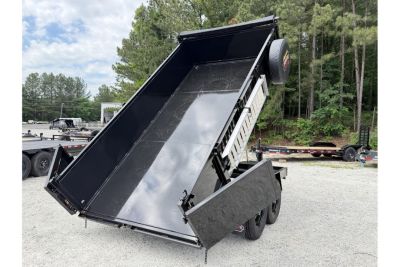 New 2026 Covered Wagon 7x14 Dump, 2' Sides, Ramps, Tarp, Spare