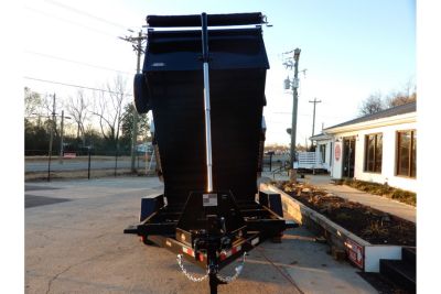 New 2026 Covered Wagon 7x14 Dump, 4' Sides, Ramps, Spare, 8K Axles