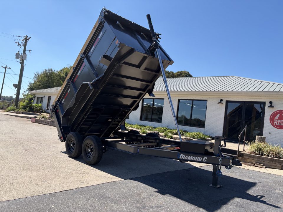 New 2027 Diamond C 77x12' Dump, 44" Sides, 2-6K Axles MDT206L