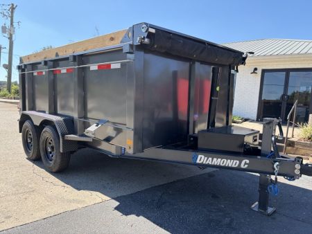 New 2027 Diamond C 77x12' Dump, 44" Sides, 2-6K Axles MDT206L