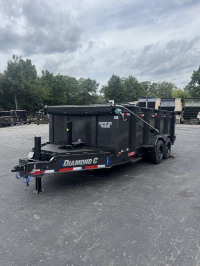 New 2026 Diamond C 81x16' Dump, 44" Sides, 8K axles, LPT208
