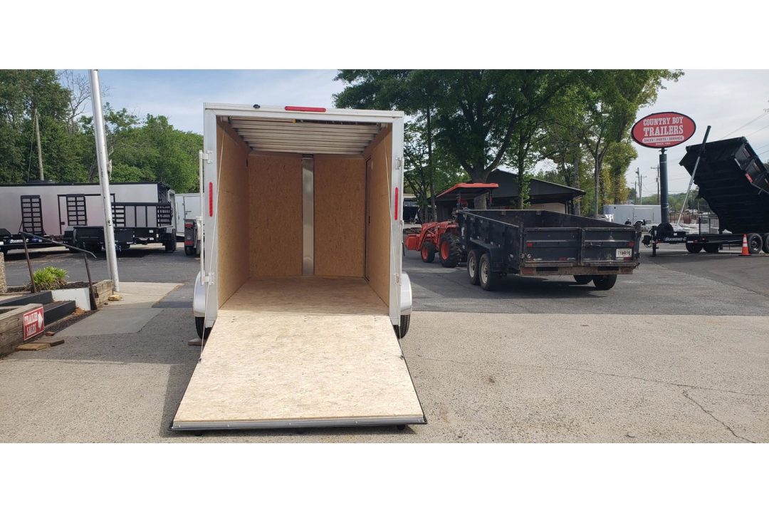 New 2026 ALCOM 6x12' Enclosed, All Aluminum, 76" Int. Height