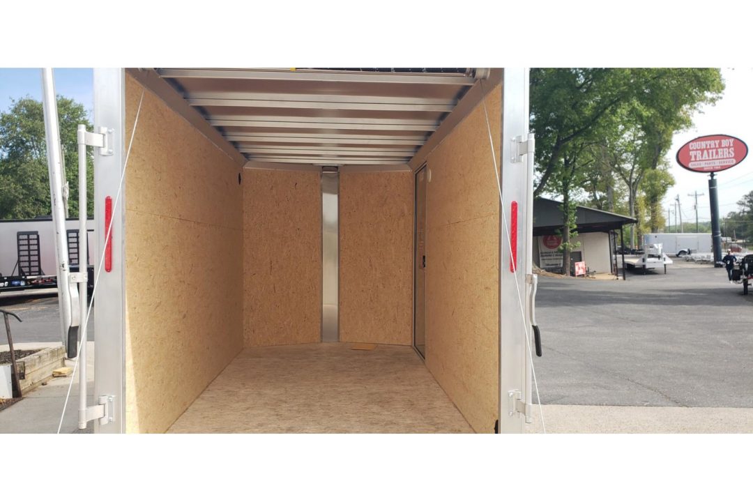 New 2026 ALCOM 6x12' Enclosed, All Aluminum, 76" Int. Height
