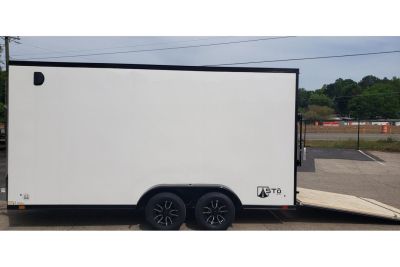 New 2026 ATC 7x16 Enclosed, All Aluminum 7' Height