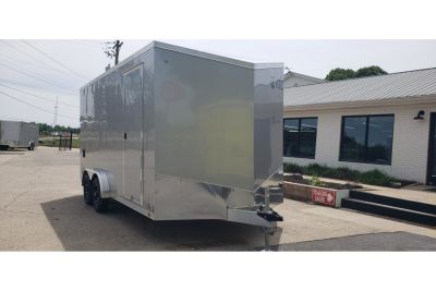 New 2026 ATC 7.5x16" Enclosed, Ramp & Side Door, Spare Tire