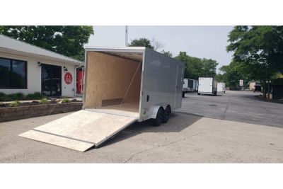 New 2026 ATC 7.5x16" Enclosed, Ramp & Side Door, Spare Tire