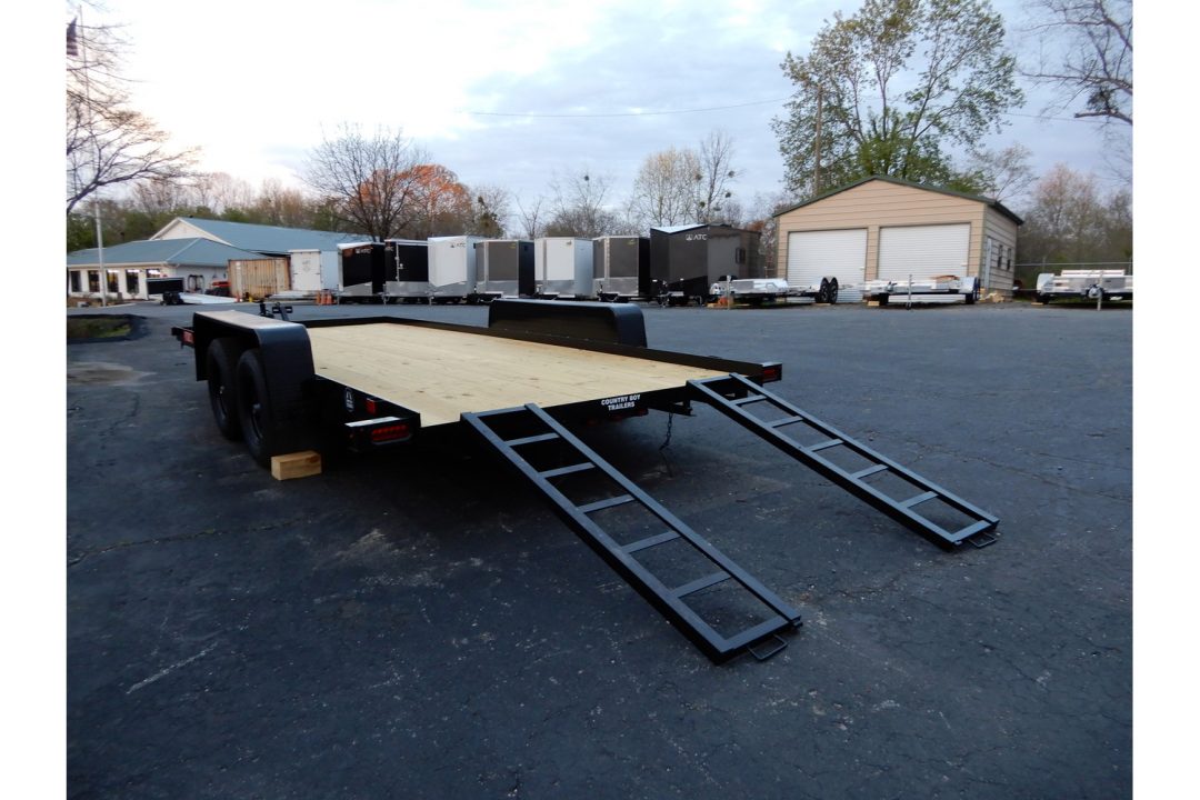 New 2027 Currahee 7'x20' Car Hauler, 5' Ramps, 7K GVWR
