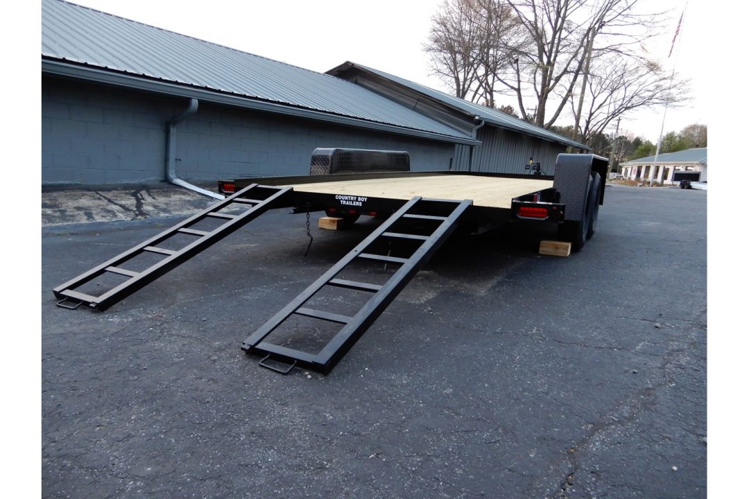 New 2027 Currahee 7'x20' Car Hauler, 5' Ramps, 7K GVWR