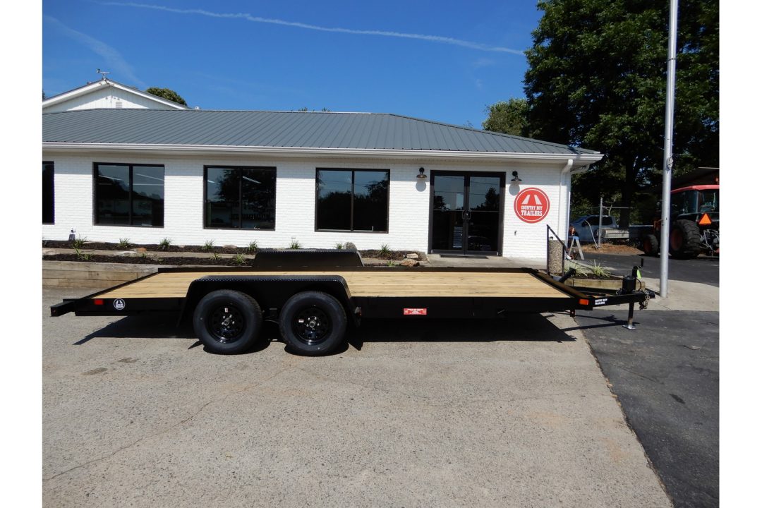 New 2027 Currahee 7'x20' Car Hauler, 5' Ramps, 7K GVWR