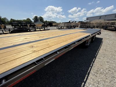 New 2026 Diamond C FMAX 210 25’ Flatbed Trailer, MAX RAMPS, SIMOL 20K 2SPD JACKS, ALUMINUM OUTER WHEELS, 14PLY TIRES