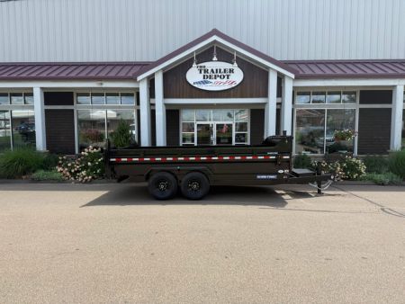 New SURE-TRAC 7' x 16' HEAVY DUTY TELESCOPIC DUMP TRAILER 14K