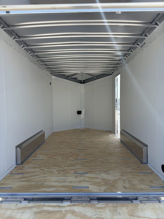 New 2027 NEO TRAILERS NAM1475TR80 (7.5' X 14') 7K V-Nose Enclosed Motorcycle Trailer