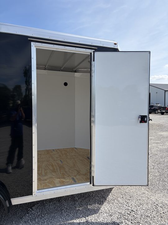New 2027 NEO TRAILERS NAM1475TR80 (7.5' X 14') 7K V-Nose Enclosed Motorcycle Trailer