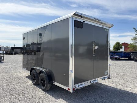 New 2027 NEO TRAILERS NAM1475TR80 (7.5' X 14') 7K V-Nose Enclosed Motorcycle Trailer