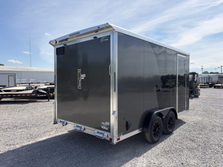 New 2027 NEO TRAILERS NAM1475TR80 (7.5' X 14') 7K V-Nose Enclosed Motorcycle Trailer