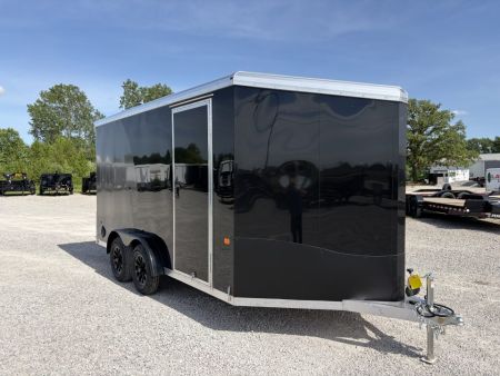 New 2027 NEO TRAILERS NAM1475TR80 (7.5' X 14') 7K V-Nose Enclosed Motorcycle Trailer