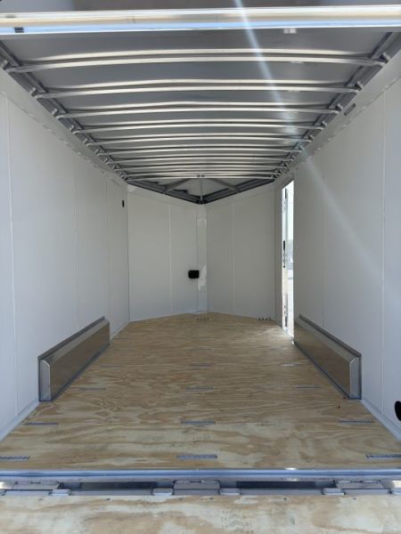 New 2027 NEO TRAILERS NAM1475TR80 (7.5' X 14') 7K V-Nose Enclosed Motorcycle Trailer
