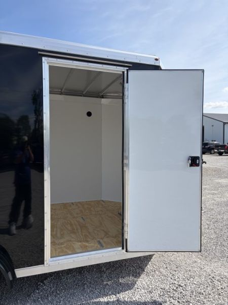 New 2027 NEO TRAILERS NAM1475TR80 (7.5' X 14') 7K V-Nose Enclosed Motorcycle Trailer