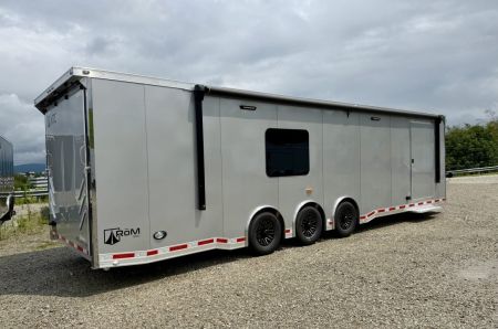 New 2027 ATC 8.5 x 32' RM550 "LifeTrac" Aluminum Car Hauler w/ LQ - GET THIS FIRST MODEL!!!