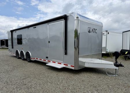 New 2027 ATC 8.5 x 32' RM550  LifeTrac  Aluminum Car Hauler w/ LQ - GET THIS FIRST MODEL!!!