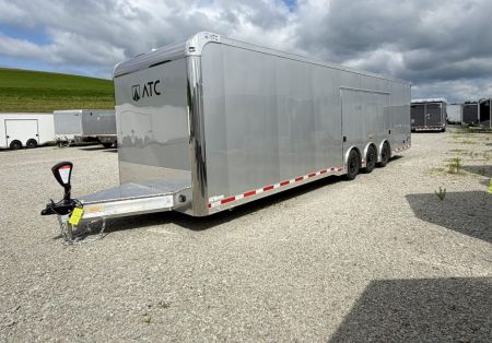 New 2027 ATC 8.5 x 32' RM550 "LifeTrac" Aluminum Car Hauler w/ LQ - GET THIS FIRST MODEL!!!