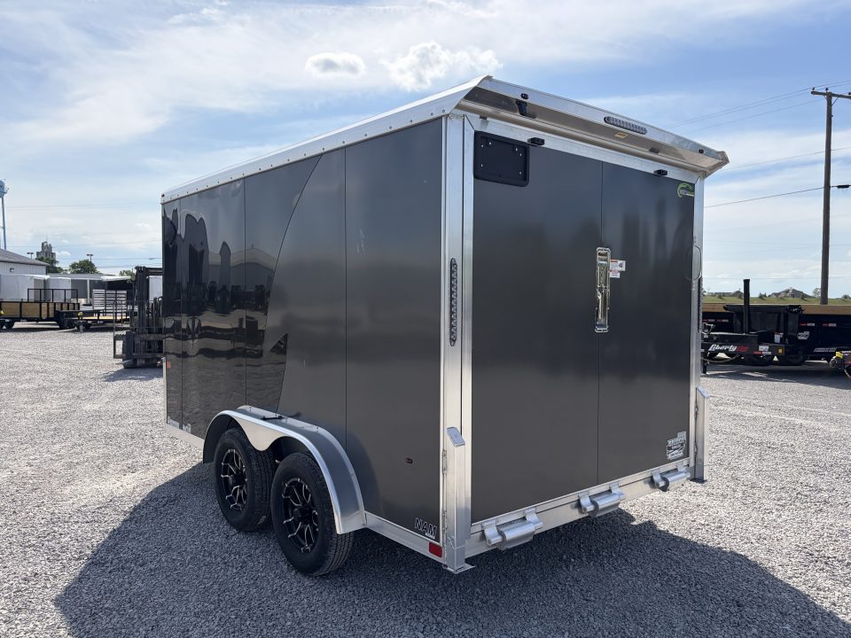New 2026 NEO TRAILERS NAM1275TR74 (7.5' X 12') 7K V-Nose Enclosed Motorcycle Trailer