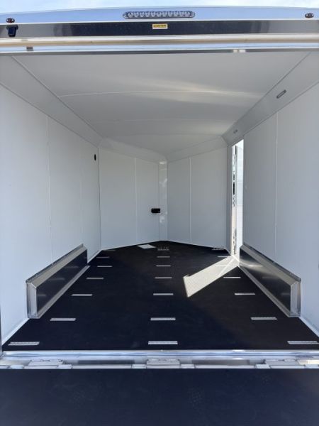 New 2026 NEO TRAILERS NAM1275TR74 (7.5' X 12') 7K V-Nose Enclosed Motorcycle Trailer