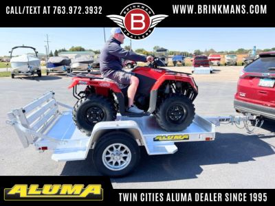 New 2027 Aluma 63x8 Utility Trailer - Bi Fold Tailgate!